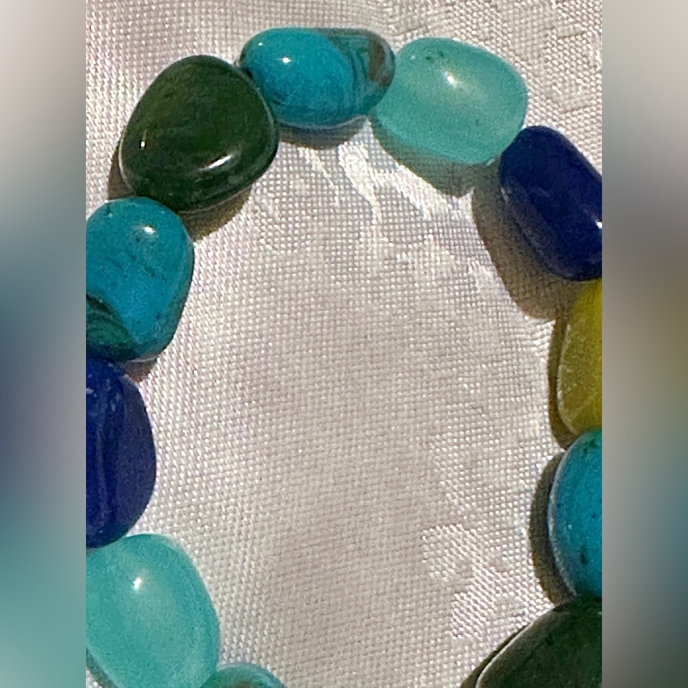 Beaded Multi-Color Stretch Bracelet - Picture 3 of 4